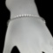 *Fine Jewelry 14 kt. White Gold, Custom Made, 2.00CT Round Brilliant Cut Diamond Bracelet