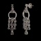 APP: 0.7k *Silver 6.19ctw Oval and Pear Mystic Quartz and 0.30ctw White Topaz Earrings