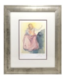 SALVADOR DALI (After) ''Beatrice Resolves Doubts'' Framed 22x18 Ltd. Edt Dimensions Are Approximate