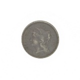1866 Three Cent Piece Nickel Coin