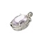 APP: 1.1k Fine Jewelry 10.00CT Oval Cut Amethyst/White Sapphire And Sterling Silver Pendant