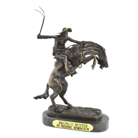 Bronco Buster- By Frederic Remington- Bronze Reissue