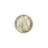 1872 Liberty Seated Half Dime Coin