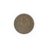 1866 Two-Cent Piece Coin