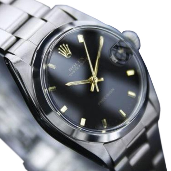 *Rolex Oysterdate Precision 6466 Stainless Steel Boy’s Watch  -P-