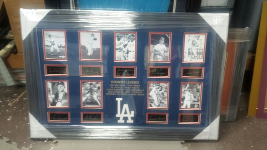 Dodgers Legends - Plate Signatures