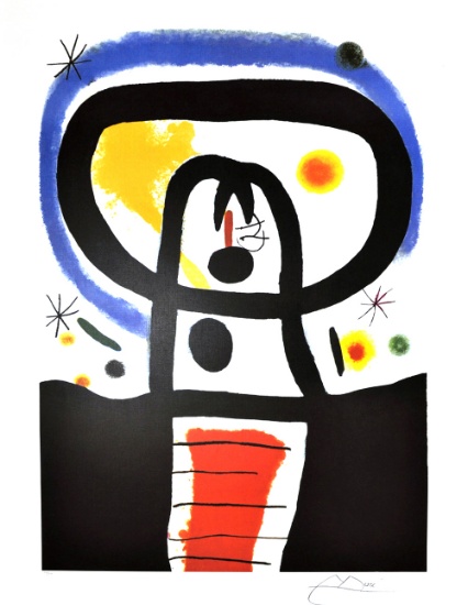 JOAN MIRO Equinox Lithograph, 357 of 500