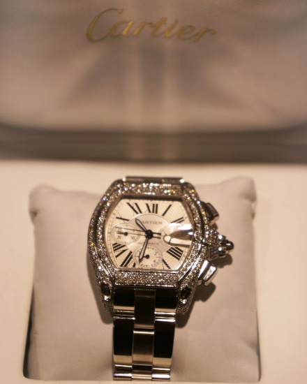 *Cartier Roadster Chronograph Large Men's Watch -P-