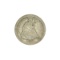1857 Liberty Seated Quarter Dollar Coin
