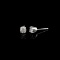 APP: 1.3k *Fine Jewelry 14 kt. White Gold, Custom Made 0.50CT Round Brilliant Cut Diamond Earrings (