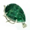 APP: 13.1k Fine Jewelry Designer Sebastian 397.63CT Pear Cut Green Beryl and Sterling Silver Pendant