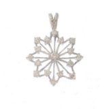 *Fine Jewelry, 18KT White Gold, 0.43CT Diamond Pendant (GL DP18798-W)