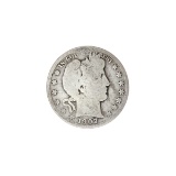 1907 Barber Head Half Dollar Coin