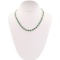 APP: 35.2k *18.82ctw Emerald and 10.47ctw Diamond 14KT Yellow Gold Pendant/Necklace (Vault_R7_23389)