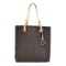 ^Brand New Michael Kors Jet Set Brown North South Tote