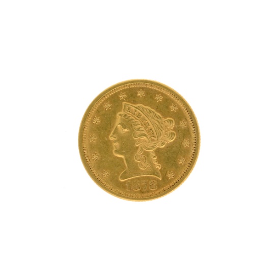 1878-S $2.50 U.S. Liberty Head Gold Coin