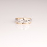 *Fine Jewelry 14 kt. Gold, New Custom Made 0.45CT Diamond One Of a Kind Ring (FJ F4)