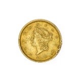 Extremely Rare 1853 $1 U.S. Liberty Head Gold Coin