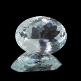 APP: 1.8k 8.00CT Oval Cut Aquamarine Beryl Gemstone