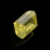 APP: 1.6k 19.00CT Emerald Cut Golden Citrine Quartz Gemstone