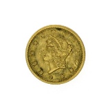 Extremely Rare 1853 $1 U.S. Liberty Head Gold Coin