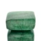 APP: 9.8k 2,439.00CT Rectangle Cut Cabochon Green Beryl Emerald Gemstone