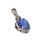 APP: 2.6k Fine Jewelry 4.46CT Tanzanite And Colorless Topaz Sterling Silver Pendant