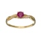 APP: 0.6k Fine Jewelry Designer Sebastian 14 KT Gold, 0.41CT Round Cut Ruby And Diamond Ring