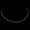 *Fine Jewelry 14 KT White and Yellow Gold Infinity Link 1.8GM. 18'' Chain Necklace