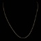 *Fine Jewelry 14 KT Gold, 1.9GR, 16'' Diamond Cut Satin Snake Chain (GL 2.2-18)