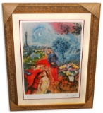Marc Chagall (After) 'Serenade' Museum Framed & Matted Print