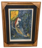 Marc Chagall (After) 'The Wedding' Museum Framed & Matted Print