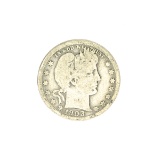 1903-O Barber Head Quarter Dollar Coin