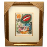 Chagall (After) 'Reverie' Museum Framed Giclee-Limited Edition