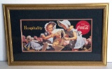 Museum Framed Coca-Coca Advertising  10.5x19.5