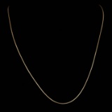 *Fine Jewelry 14 KT Gold, 1.9GR, 16'' Diamond Cut Satin Snake Chain (GL 2.2-18)