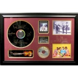 Beatles Mini Guitar Collage - Plate Signatures