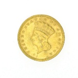 Extremely Rare 1858 $1 U.S. Princess Head Gold Coin