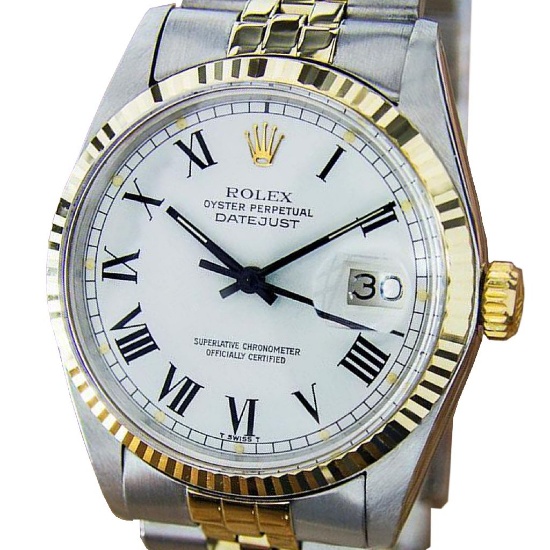 *ROLEX 16013 Gold & Stainless Steel Automatic 1978 Mens Vintage Dress Watch  -P-