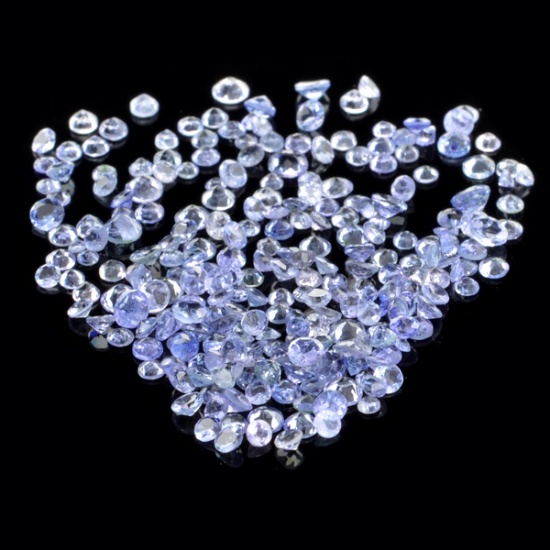 APP: 1.2k 12CT Round Cut Tanzanite Parcel