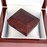 APP: 24.5k 701.40CT Square Cut Ruby Gemstone