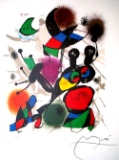 JOAN MIRO Volume III Lithograph, 394 of 500