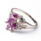 APP: 1.1k 14 kt. Gold, 1.35CT Ruby And White Sapphire Ring