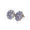 APP: 3.1k Fine Jewelry 4.00CT Mixed Cut Tanzanite And Platinum Over Sterling Silver Earrings