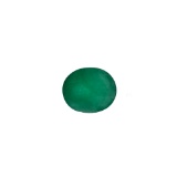 APP: 4.2k 4.23CT Oval Cut Green Emerald Gemstone