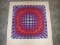 Victor Vasarely Serigraphs #23/250 Paper Size 30 x 32