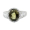 APP: 26.3k *3.12ct Alexandrite and 0.98ctw Diamond 14KT White Gold Ring (GIA CERTIFIED) (Vault_R7_11