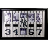 Yankee Legends 3,4,5,7 Engraved