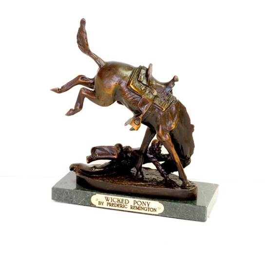 Wicked Pony- By Frederic Remington- Bronze Reissue