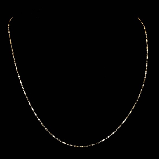 *Fine Jewelry 14 KT Gold, 1.7GR, 18'' Valentino Chain (GL 1.7-19)